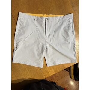 Avalon Golf Shorts Mens 38W Light Gray 7" Inseam Stretch Performance